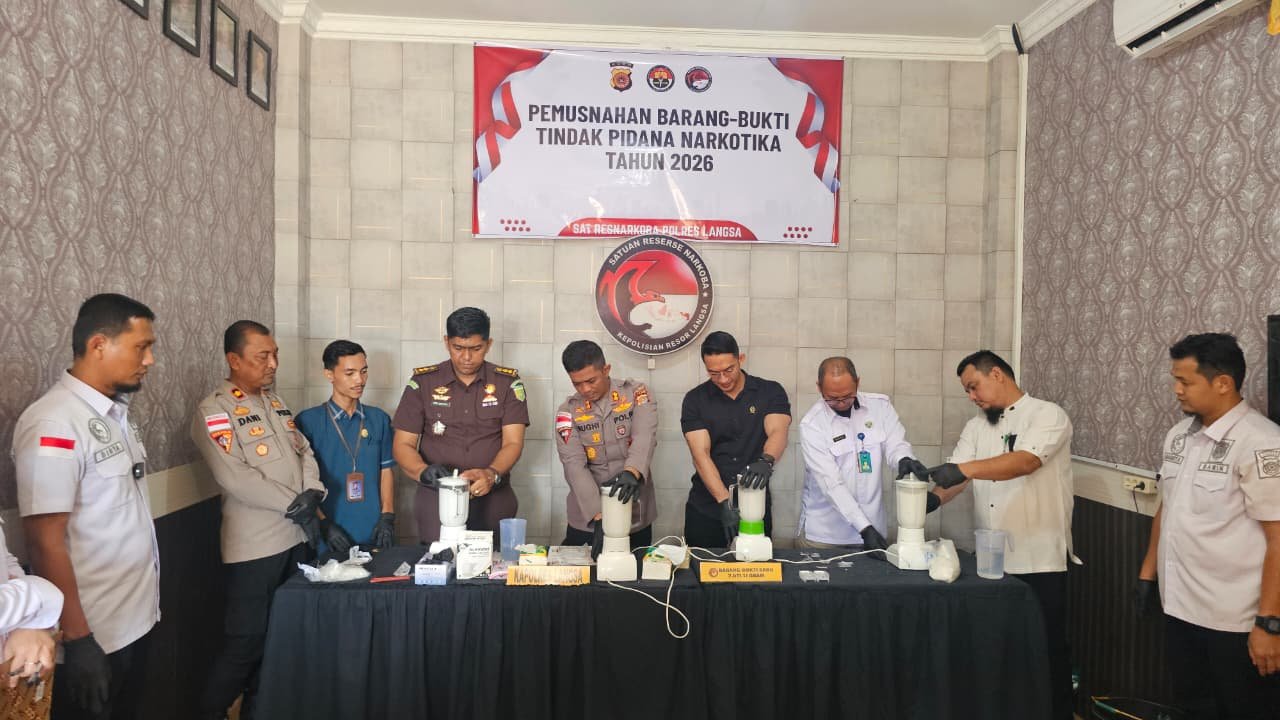 Polres Langsa Musnahkan 2,5 Kg Sabu, Lebih 20 Ribu Jiwa Berhasil Diselamatkan 4c36d9e0 da03 429c b383 50213a2dee20