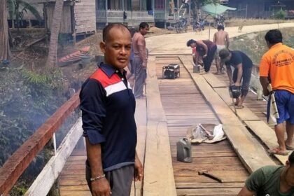 Program Infrastruktur Desa Karang Besi Kabupaten Lamandau Dapat Apresiasi Warga, Kades Petrus Dinilai Gesit Bangun Jalan dan Jembatan img 20260810 wa0023