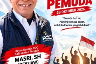 KETUA DAERAH POC KALIMANTAN TENGAH MASRI, SH: MOMENTUM HARI SUMPAH PEMUDA UNTUK MEMPERKUAT PERSATUAN DAN SEMANGAT KEBANGSAAN img 20261028 wa0089